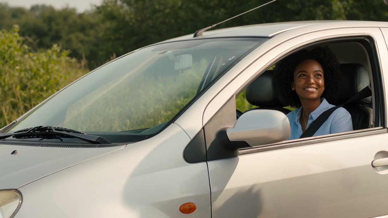 A driver waved through a checkpoint, papers in order